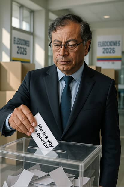 Gustavo Petro responde a críticas sobre posible aplazamiento de las elecciones presidenciales de 2026