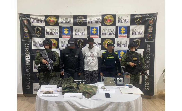 Capturan en Cali a presunto integrante de disidencias de las Farc señalado de extorsión y secuestro