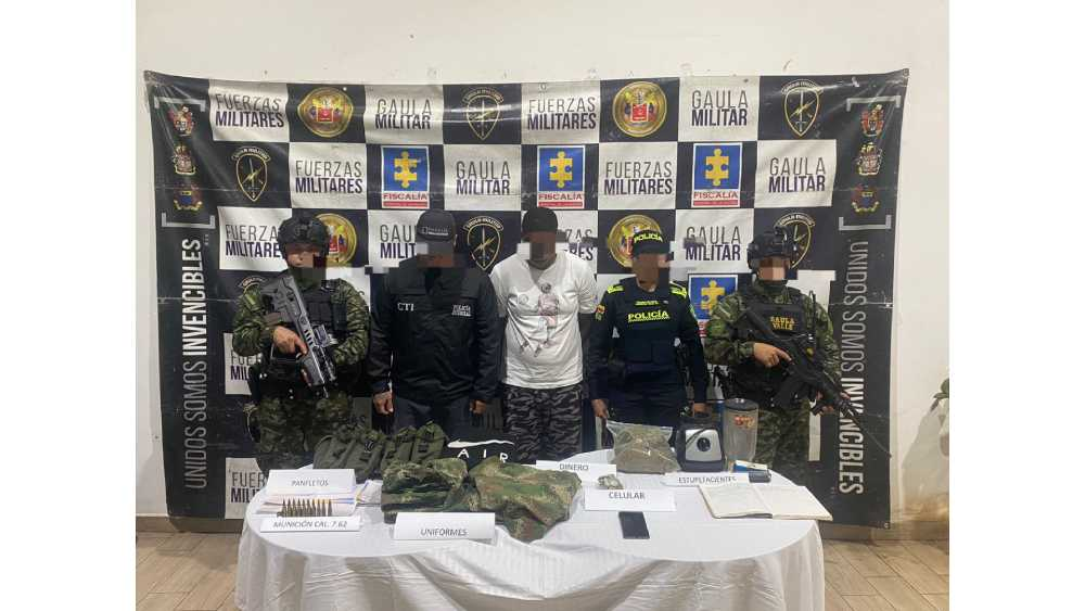 Capturan en Cali a presunto integrante de disidencias de las Farc señalado de extorsión y secuestro